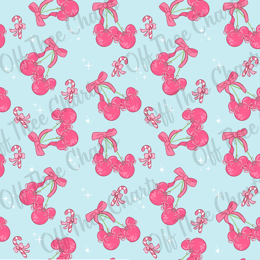 Blueberry Bliss Cherries | Frosty Disney Holiday Chapstick Holder