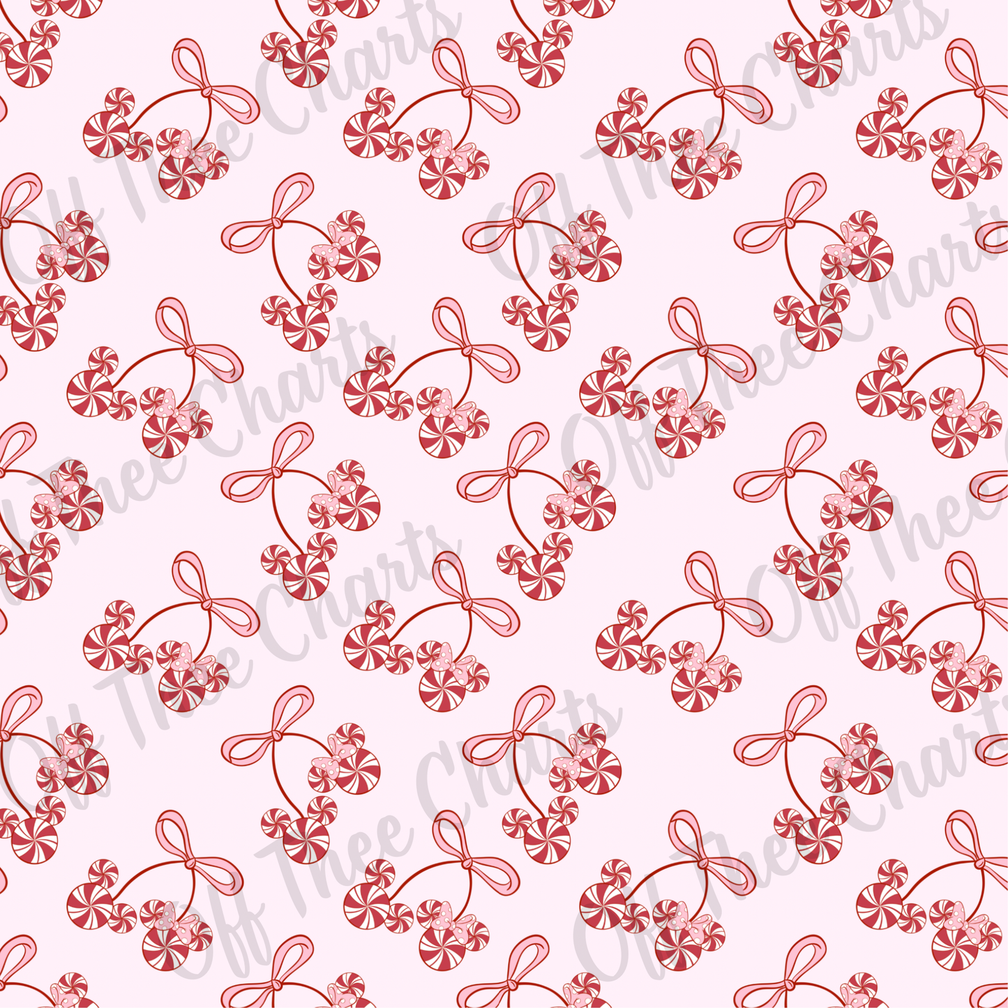 Candy Cane Dreams | Peppermint Bow Mickey Chapstick Holder