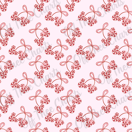 Candy Cane Dreams | Peppermint Bow Mickey Chapstick Holder