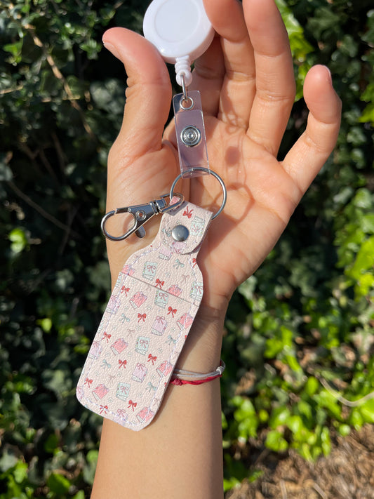 Bookish Bow Dream - Nurse Chapstick/Lip Balm Holder | Faux Leather Lip Balm Holder | Nurse Gift