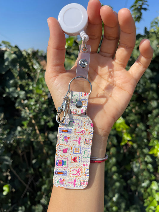 Healer’s Heart Collage - Nurse Chapstick/Lip Balm Holder | Faux Leather Lip Balm Holder | Nurse Gift