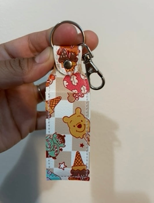 Honey Drip Check 🍦🤎  Chapstick Holder | Lip Balm Holder | Faux Leather Lip Balm Holder | Nurse Gift