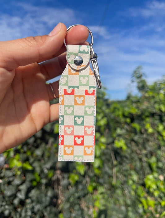 Park Hopper Picnic 🧺✨ | Disney Checker - Nurse Chapstick/Lip Balm Holder | Faux Leather Lip Balm Holder | Nurse Gift