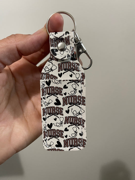 Leopard Shift Energy - Nurse Chapstick/Lip Balm Holder | Faux Leather Lip Balm Holder | Nurse Gift