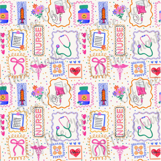 Healer’s Heart Collage - Nurse Chapstick/Lip Balm Holder | Faux Leather Lip Balm Holder | Nurse Gift