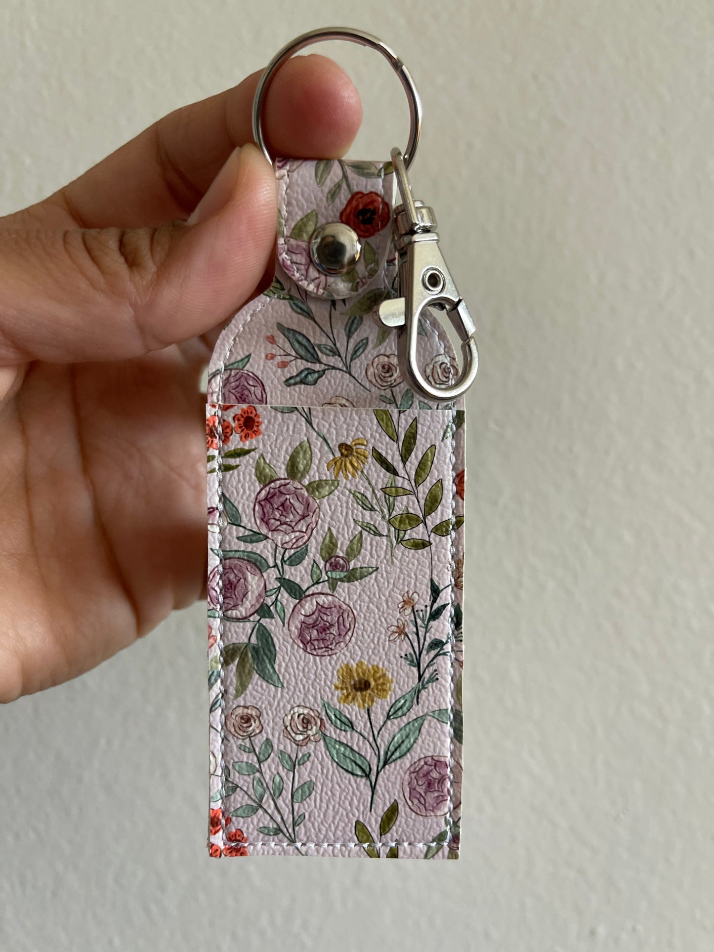 Blush Meadow -Chapstick Holder | Lip Balm Holder | Faux Leather Lip Balm Holder | Nurse Gift