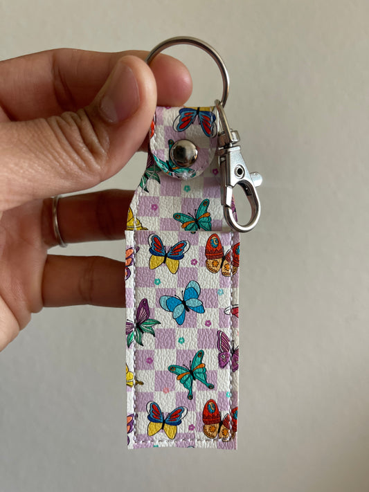 Enchanted Shift (Soft Flutter) -Chapstick Holder | Lip Balm Holder | Faux Leather Lip Balm Holder | Nurse Gift